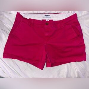 Old Navy Pink Bermuda Shorts Athletic Style